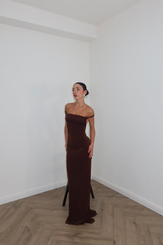 LongDress DON’T CARE choco