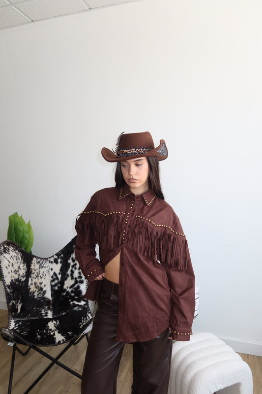 Camicia TEXANA choco