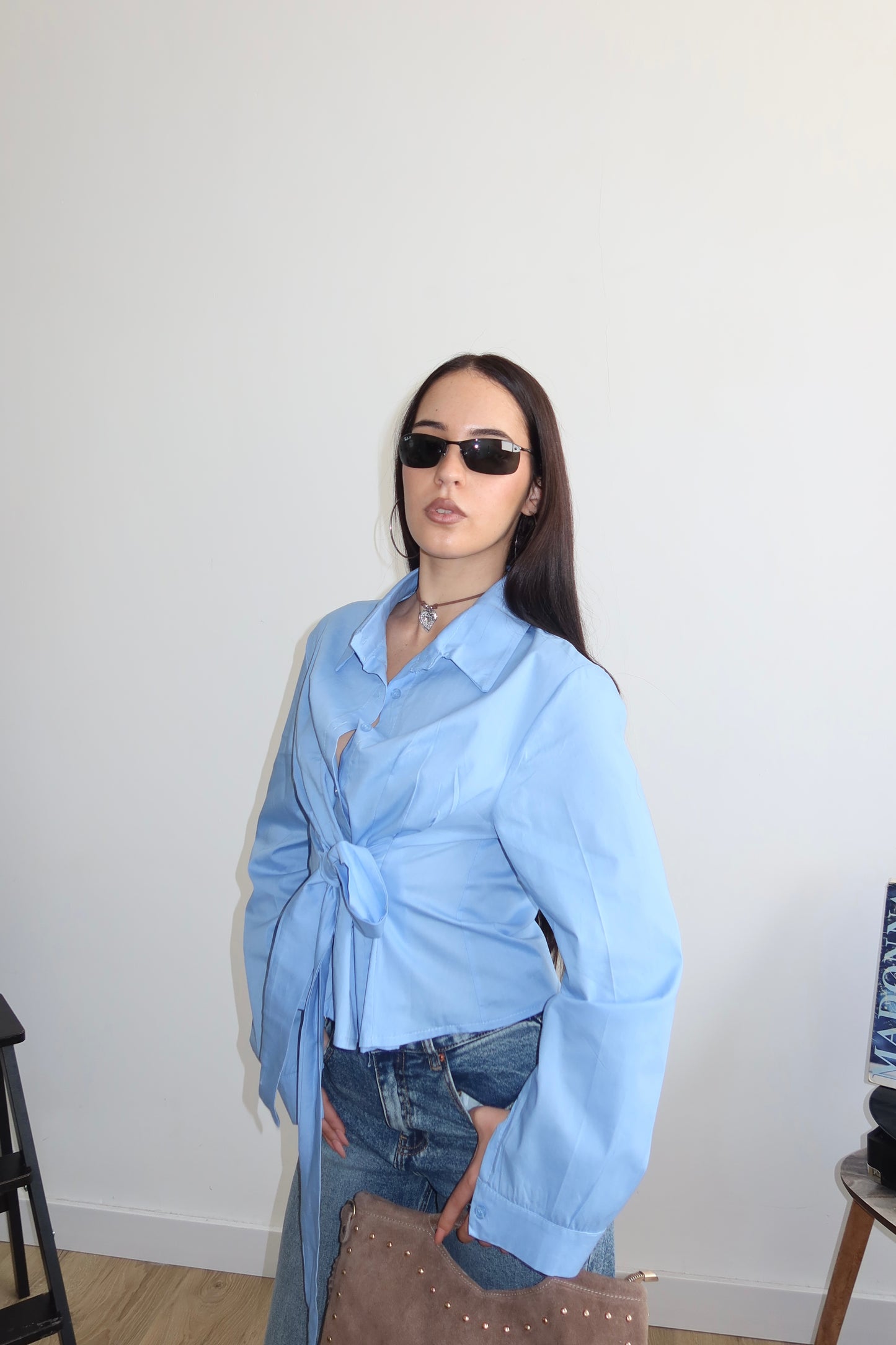 Camicia FLAKE azzurra