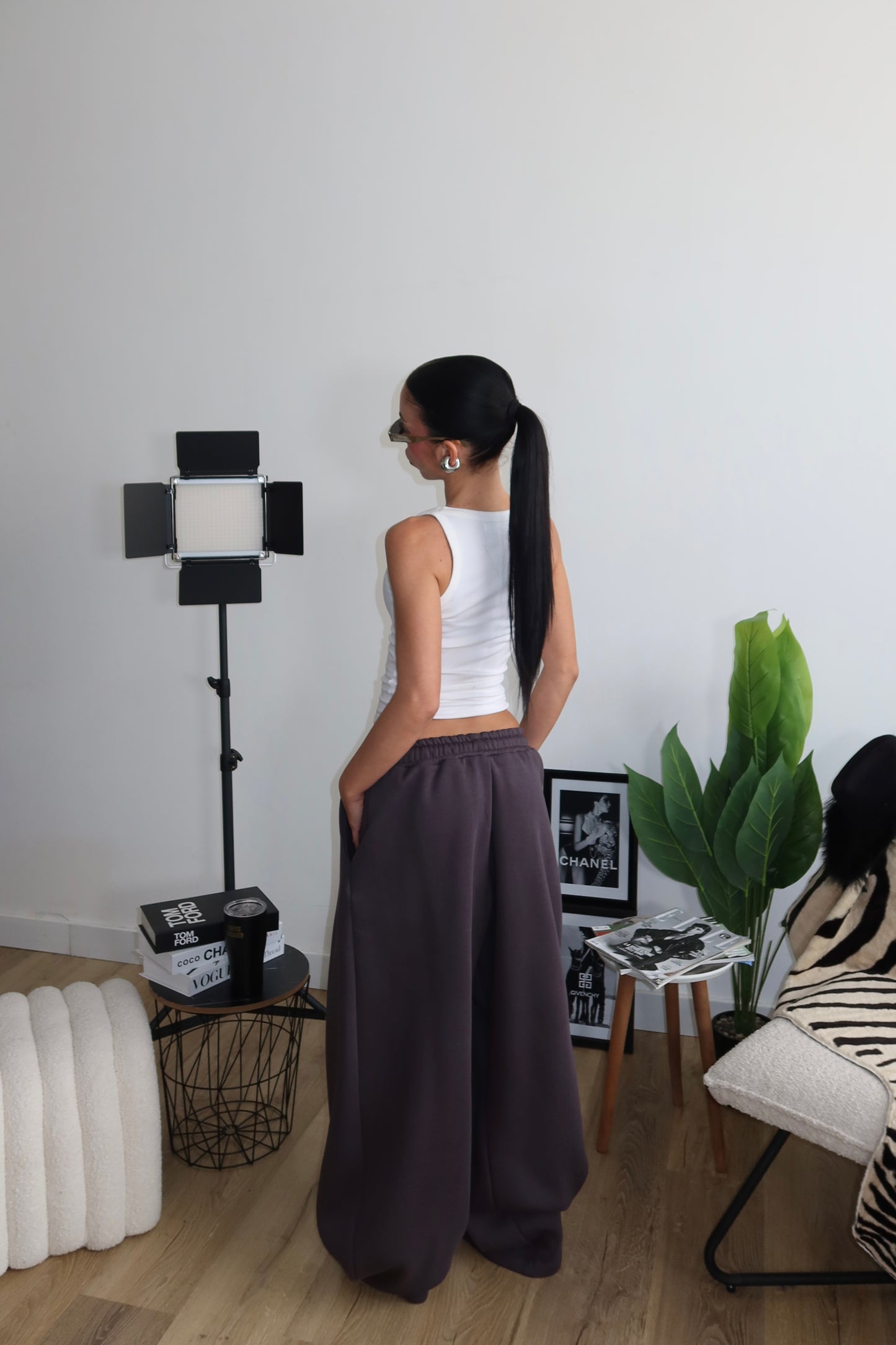 Pants KALI dark grey