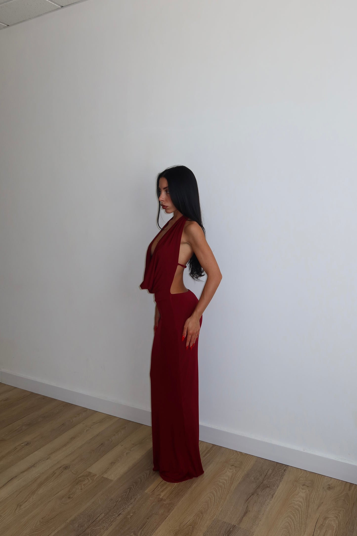 LongDress DUBAI bordeaux