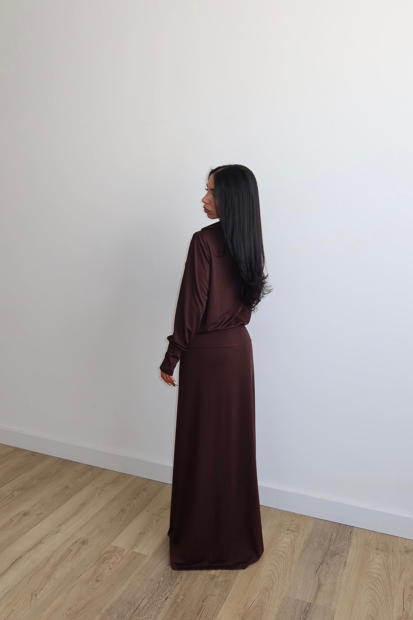 LongDress TATIANA choco