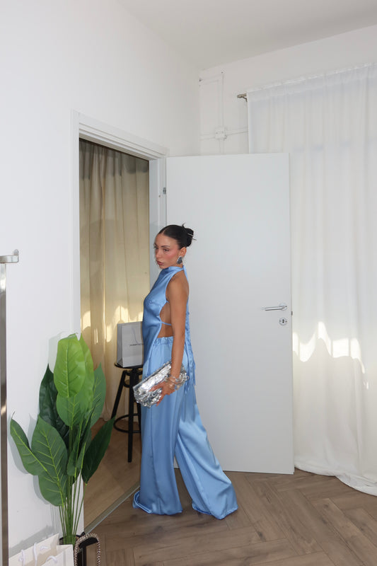 Cordset SATIN azzurro