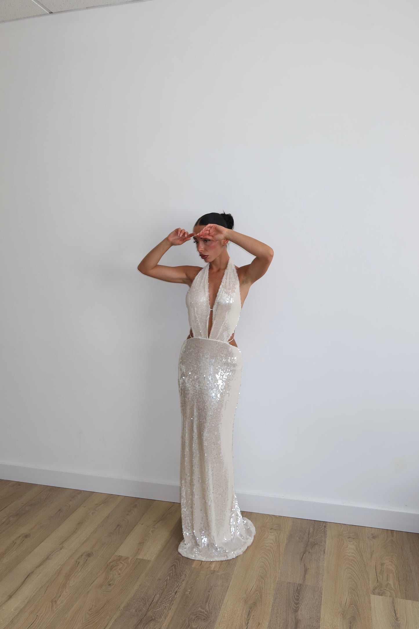 Long Dress WENDY champagne