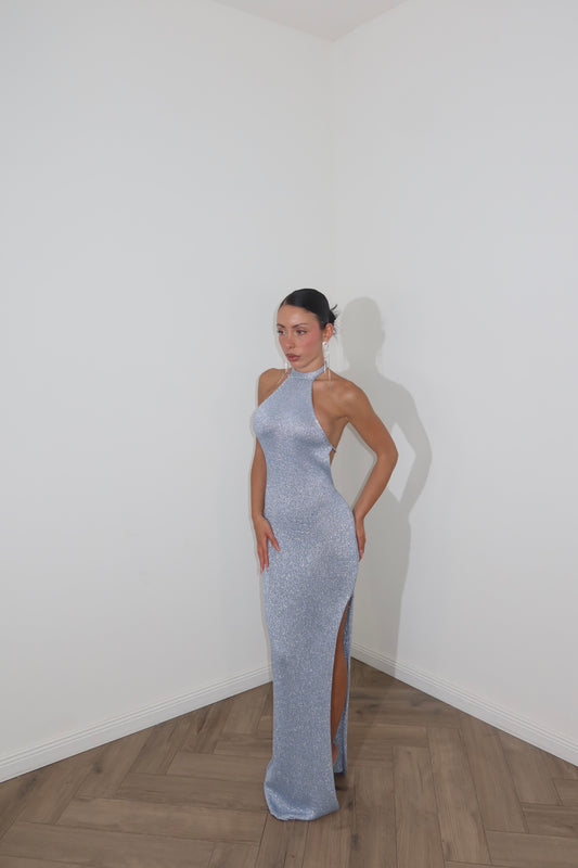 LongDress SAMARA azzurro