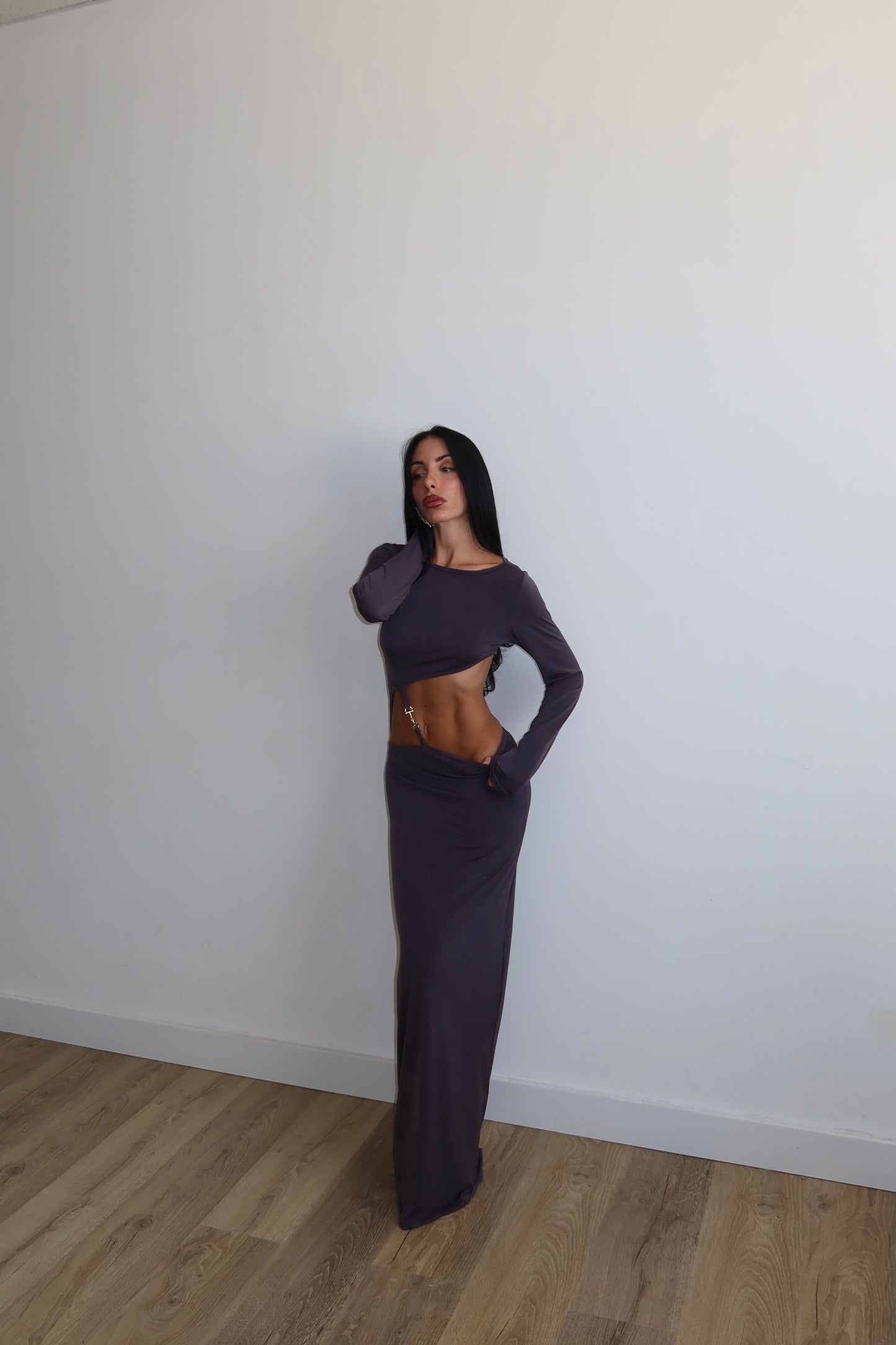 LongDress METAL grigio