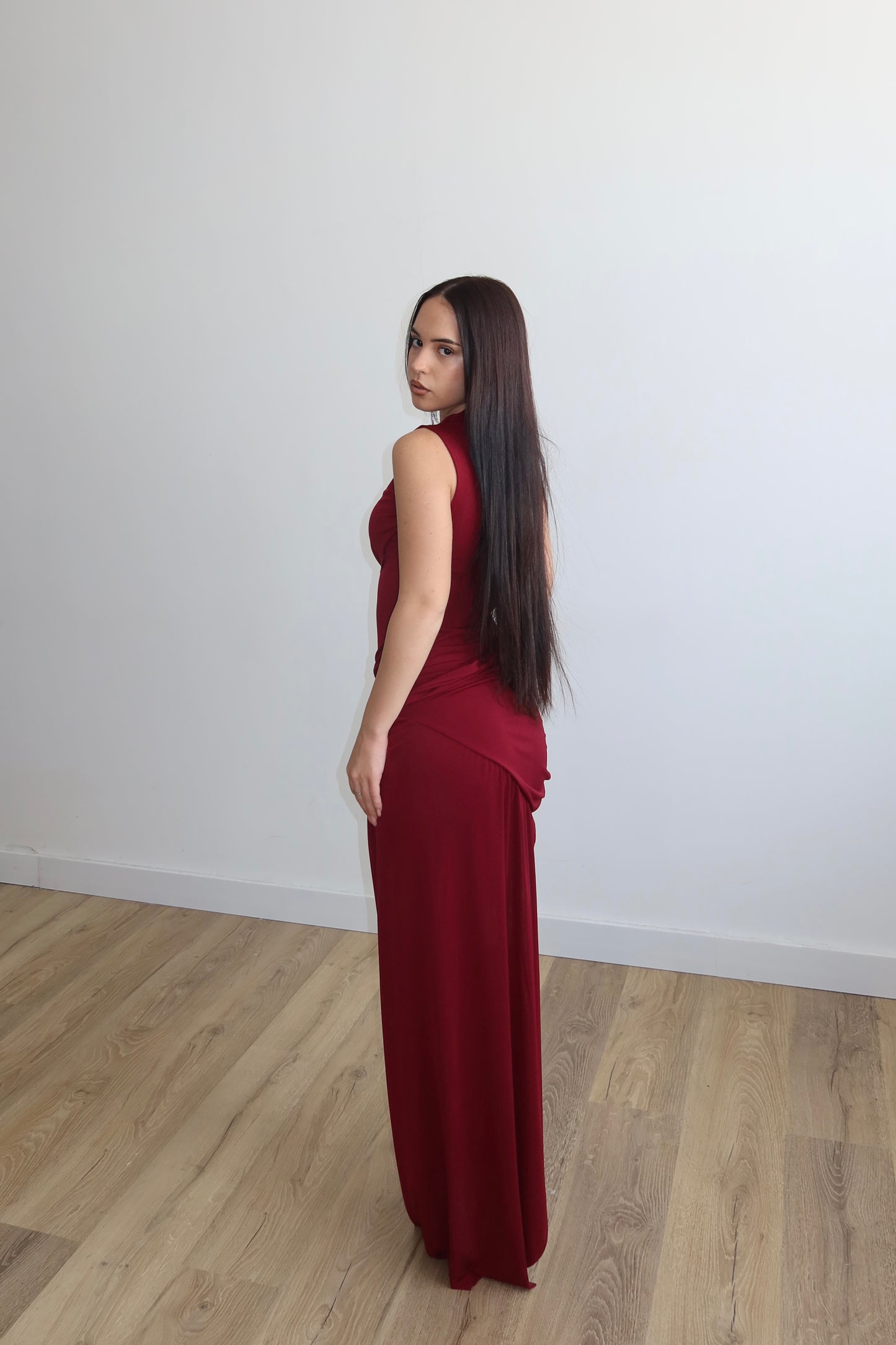 LongDress TWILA bordeaux