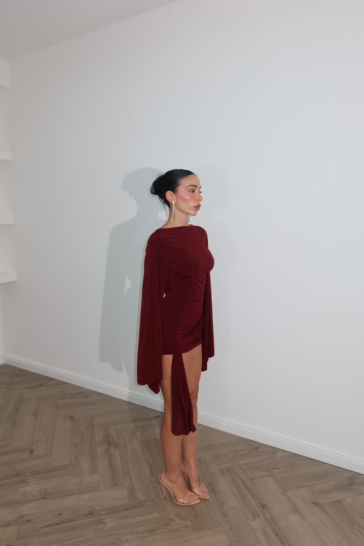MiniDress PEAKY bordeaux