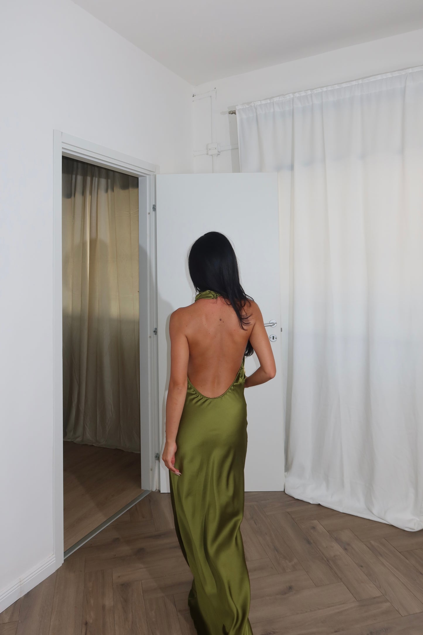 LongDress BELLE verde acido