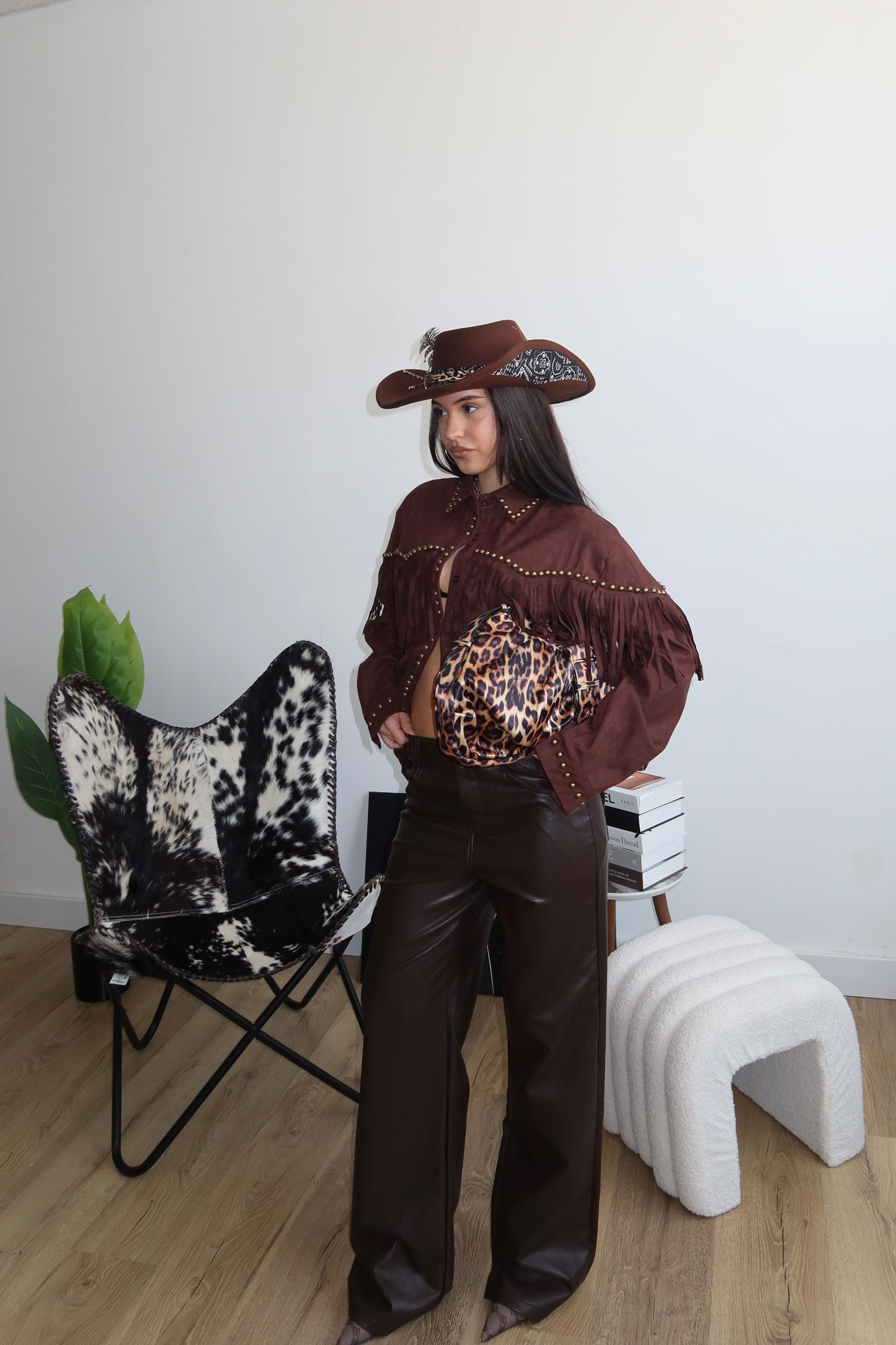 Camicia TEXANA choco