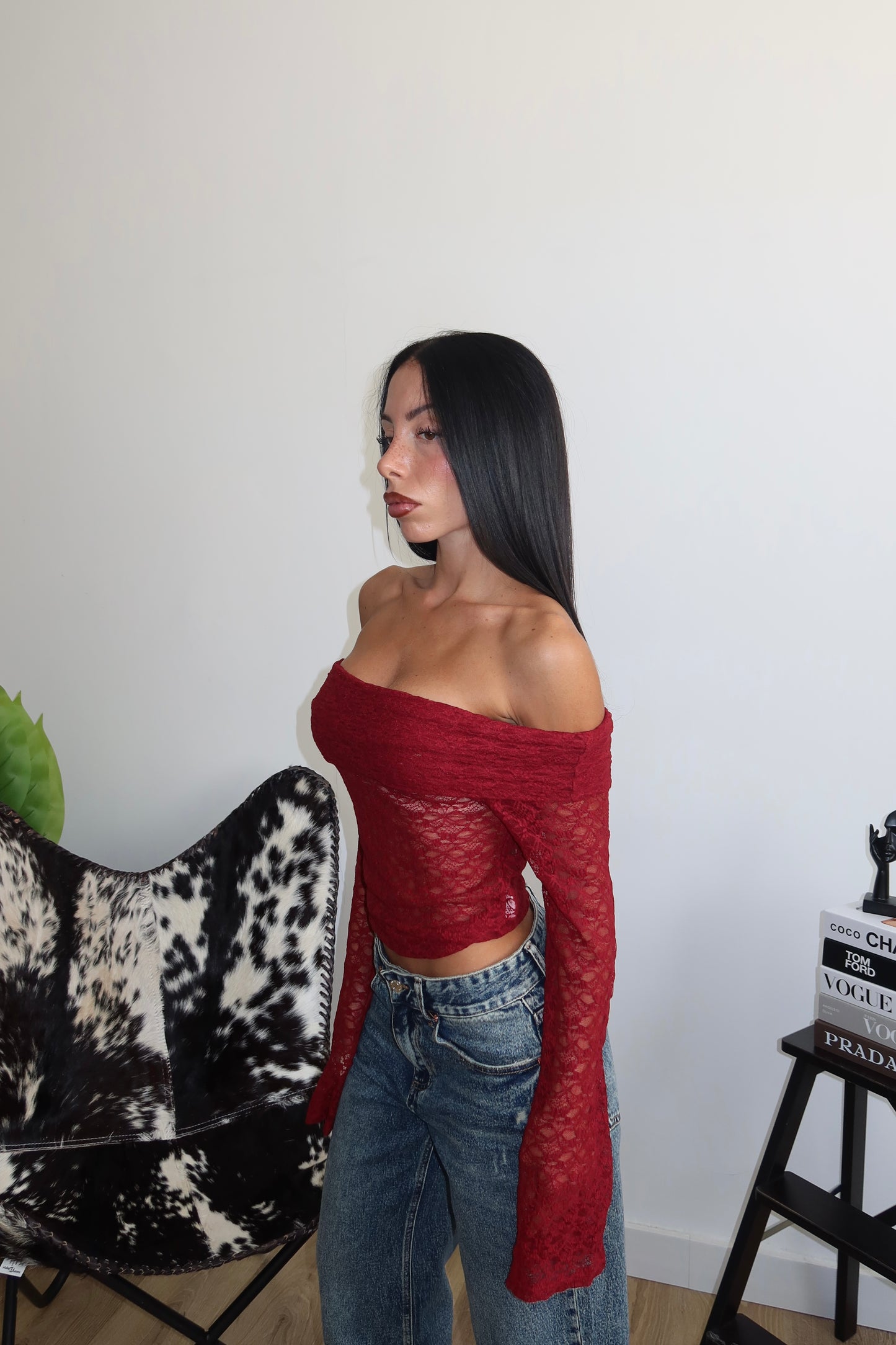Maglia BEAUTIFUL bordeaux