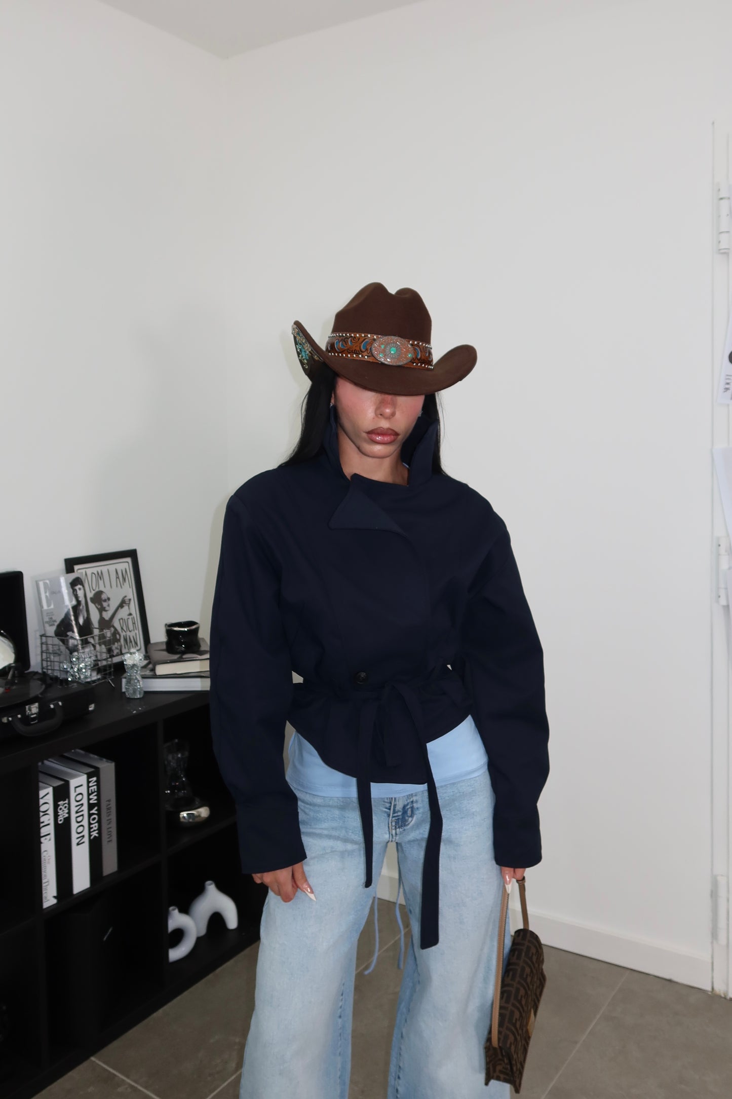 MiniTrench AVVITATO blu