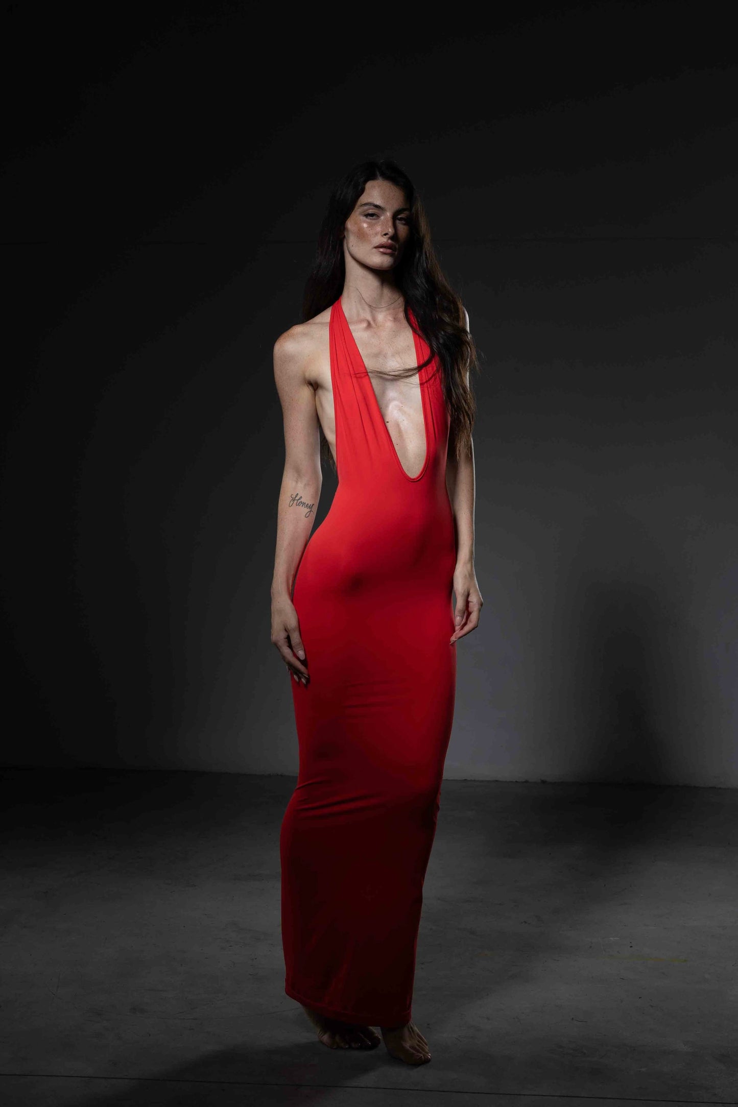 VESTITO UNDRESSED ROSSO