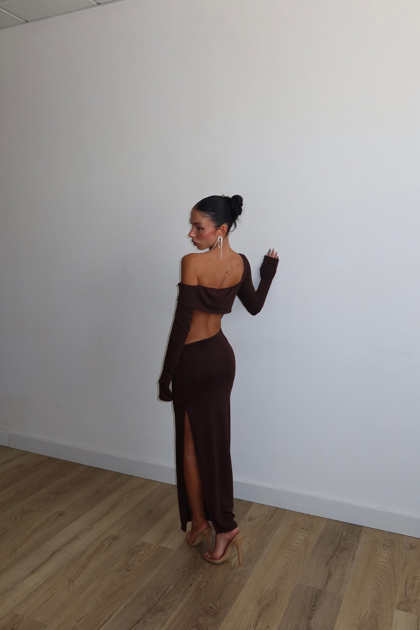 LongDress RENEE' choco