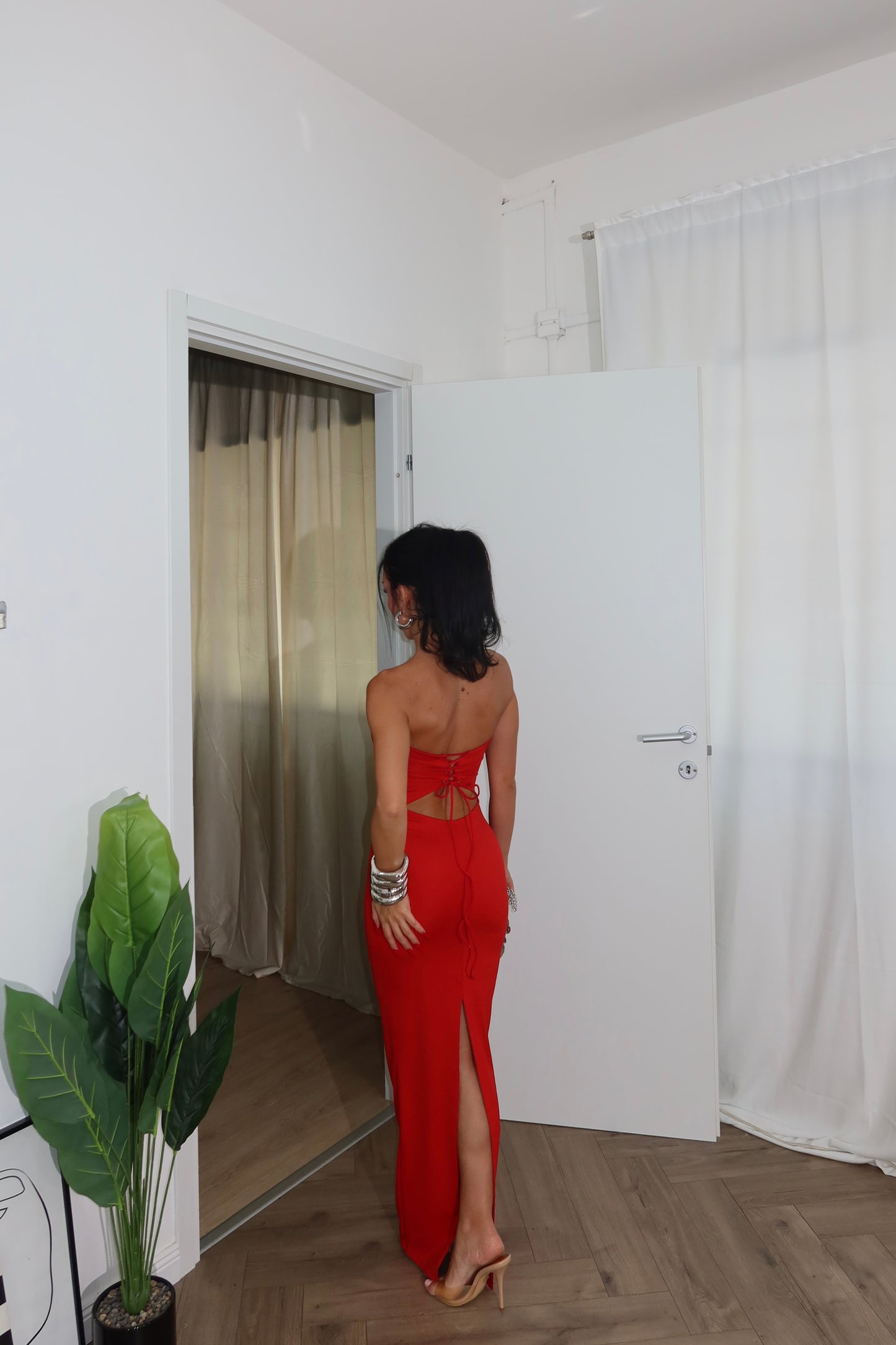 Longdress LENA rosso