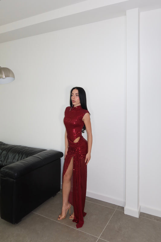 Cordset XMAS bordeaux