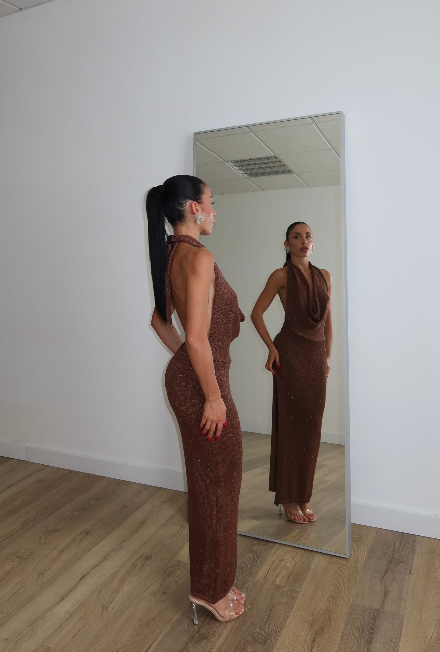 LongDress PACHA choco