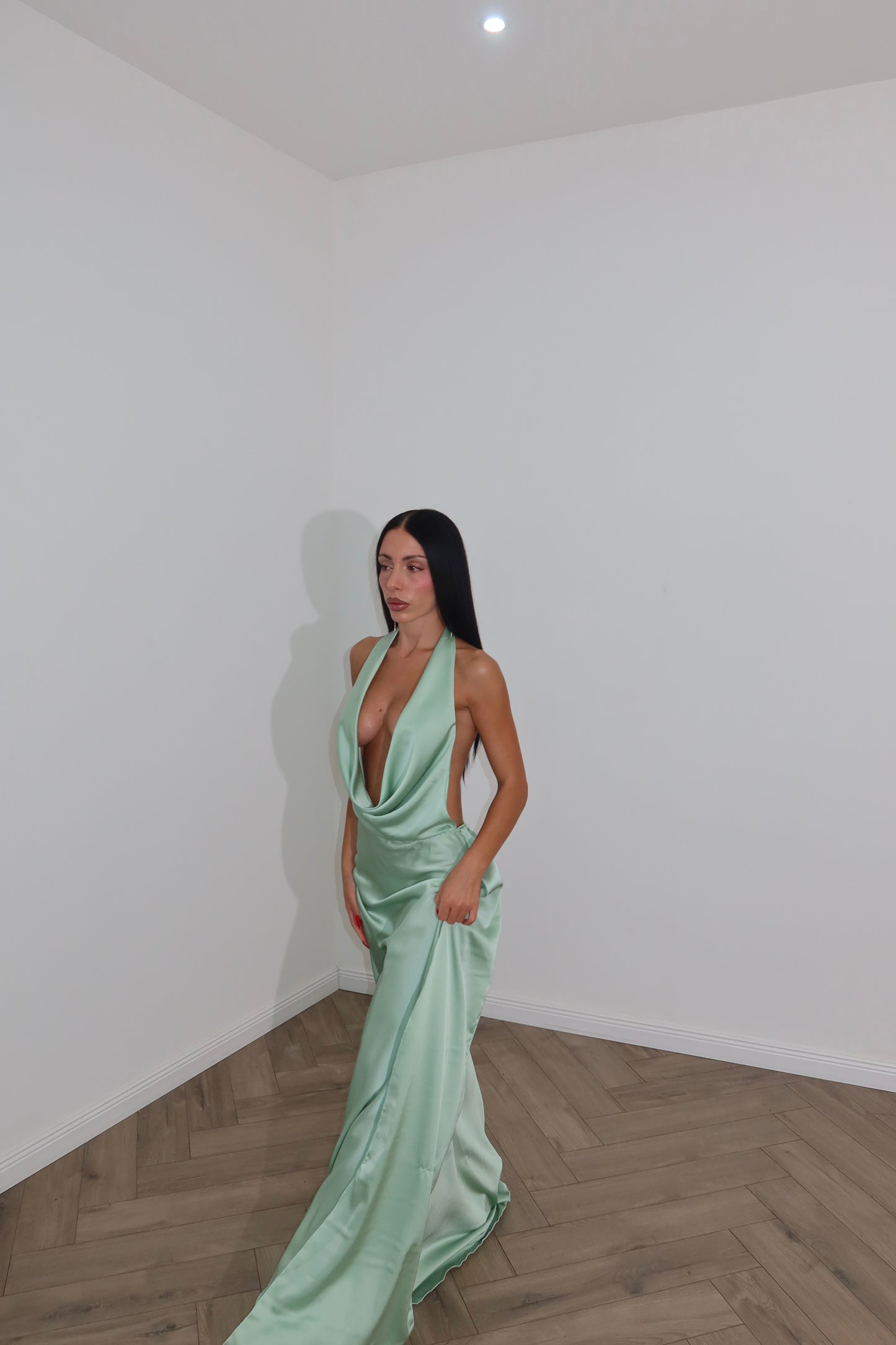 LongDress MELISSA verde mela