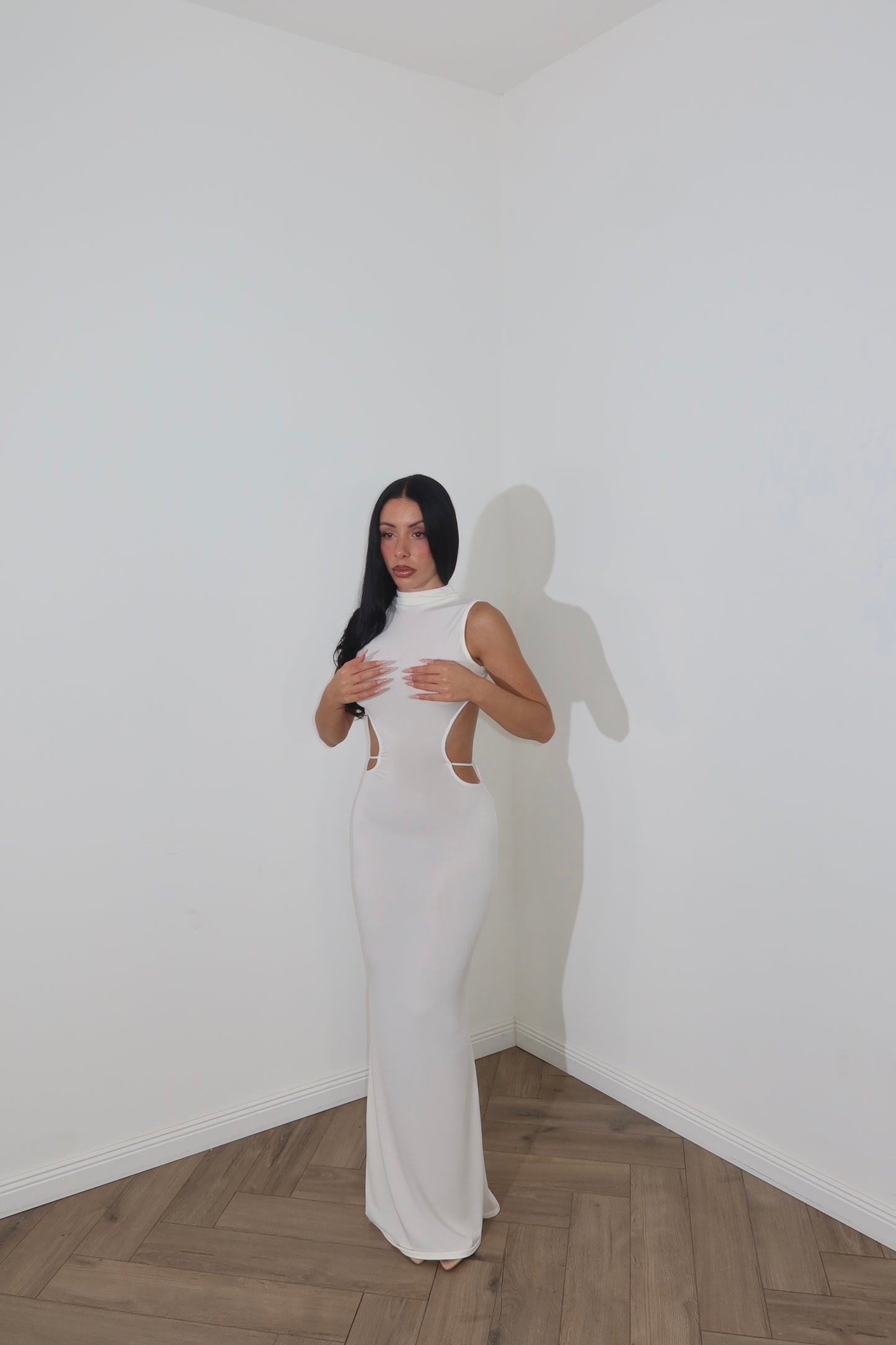 LongDress INTRECCIO bianco