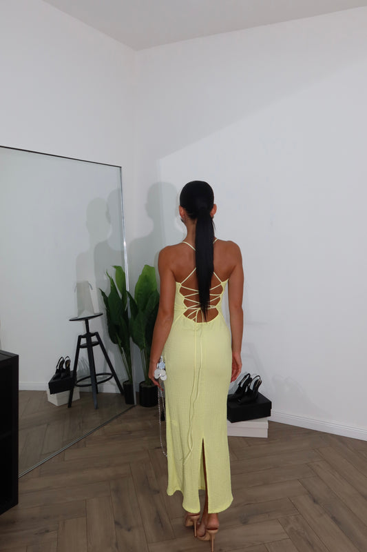 LongDress SPONGE giallo