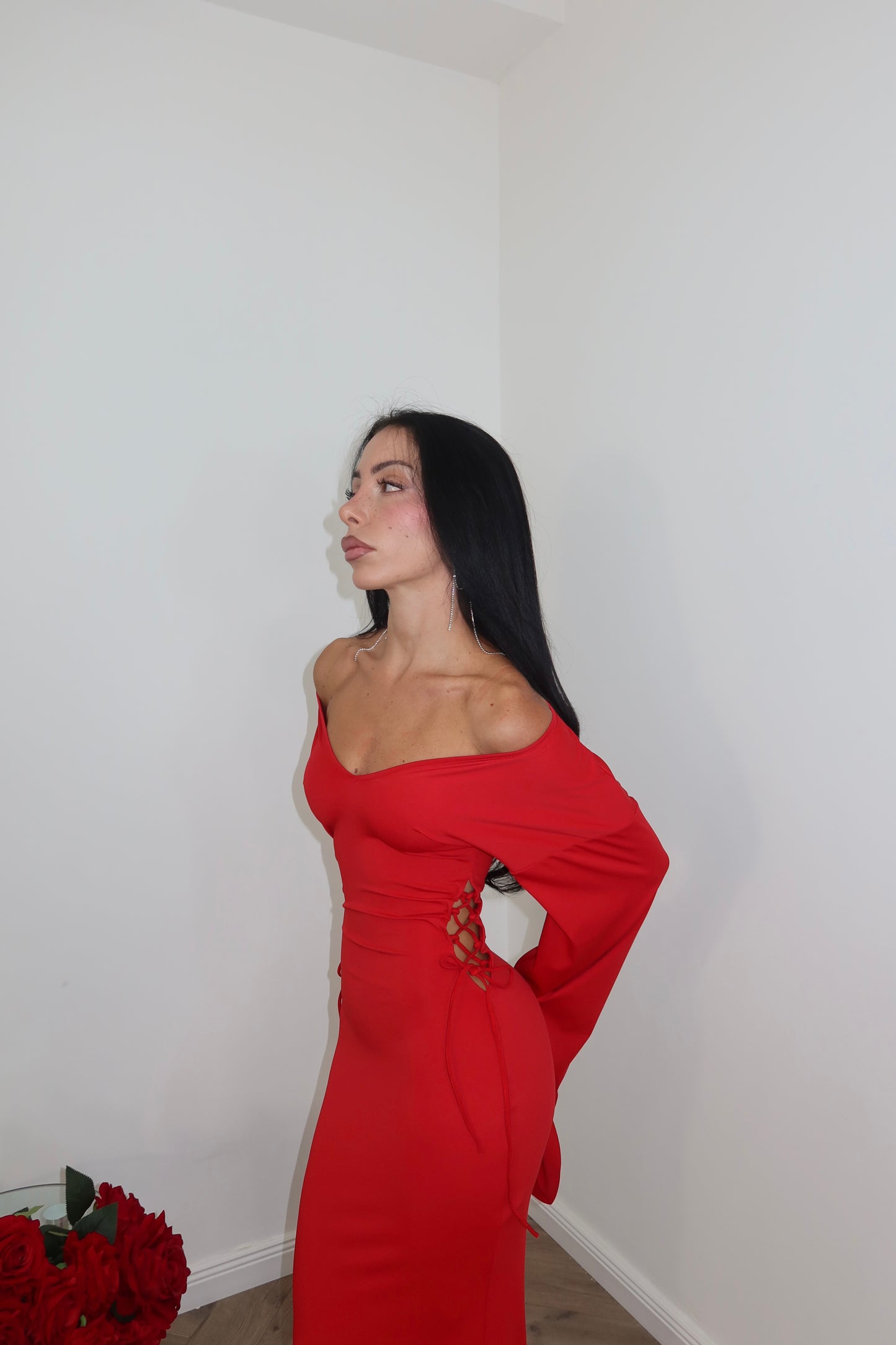 LongDress SABINE rosso