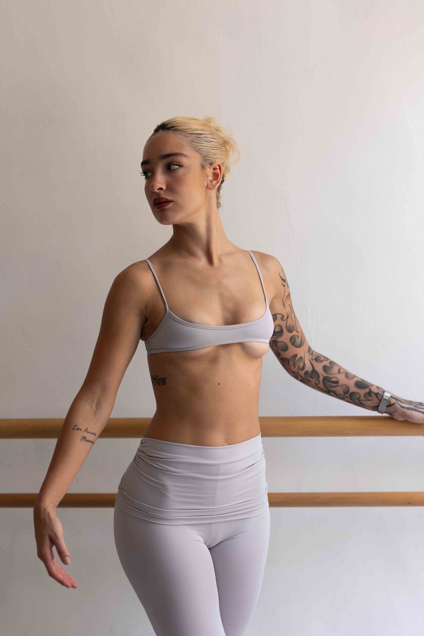 LEGGINGS IMPRESS GRIGIO