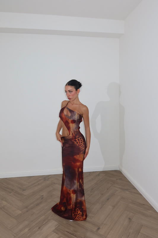 LongDress GEMINI leopard