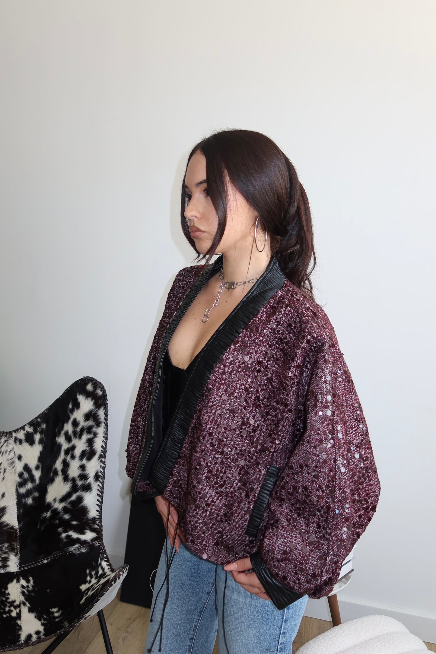 Jacket DISCO 2.0 bordeaux