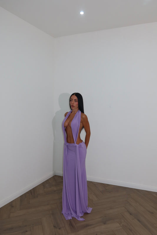LongDress LOVE lilla