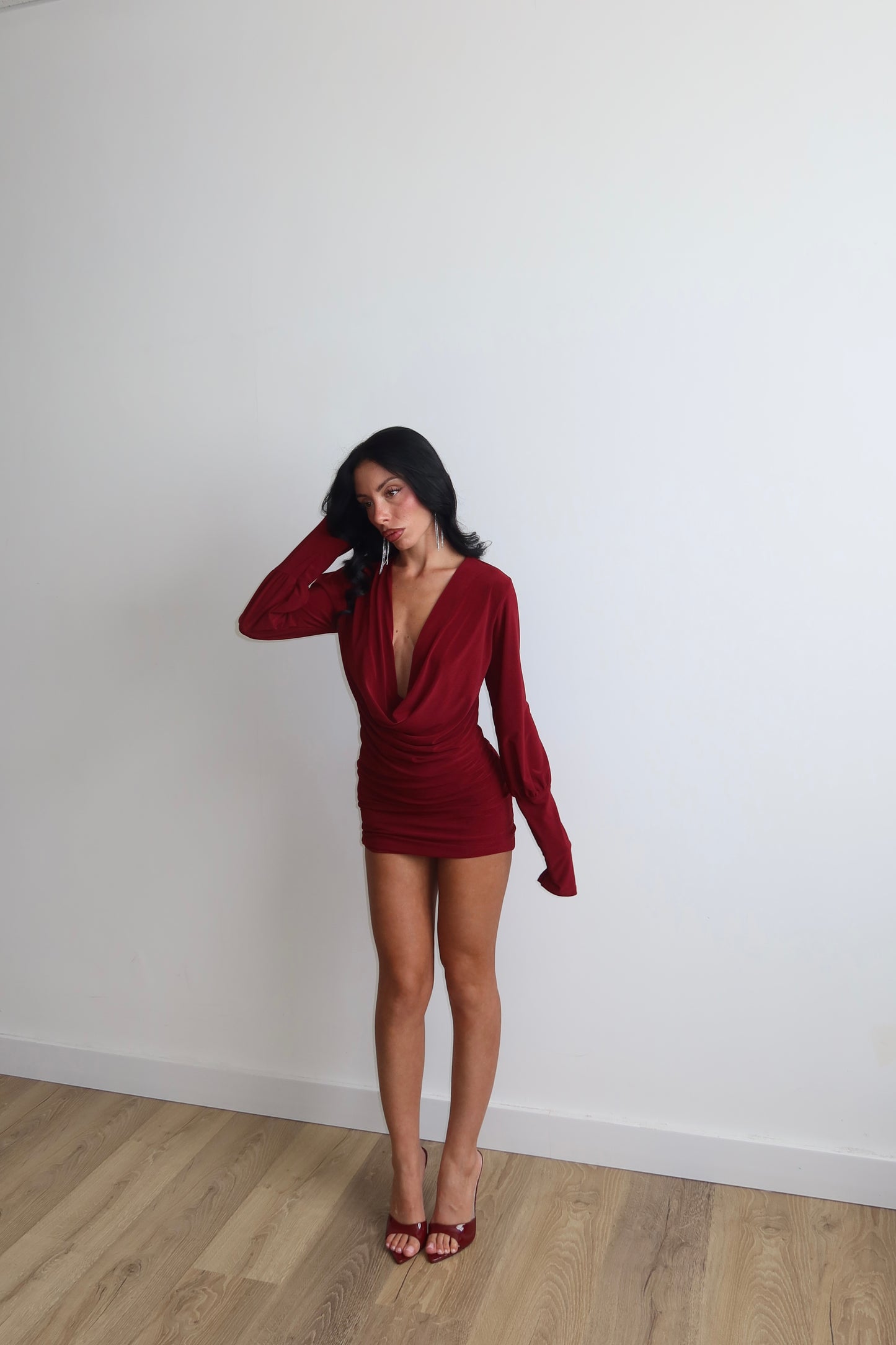MiniDress JACKIE bordeaux