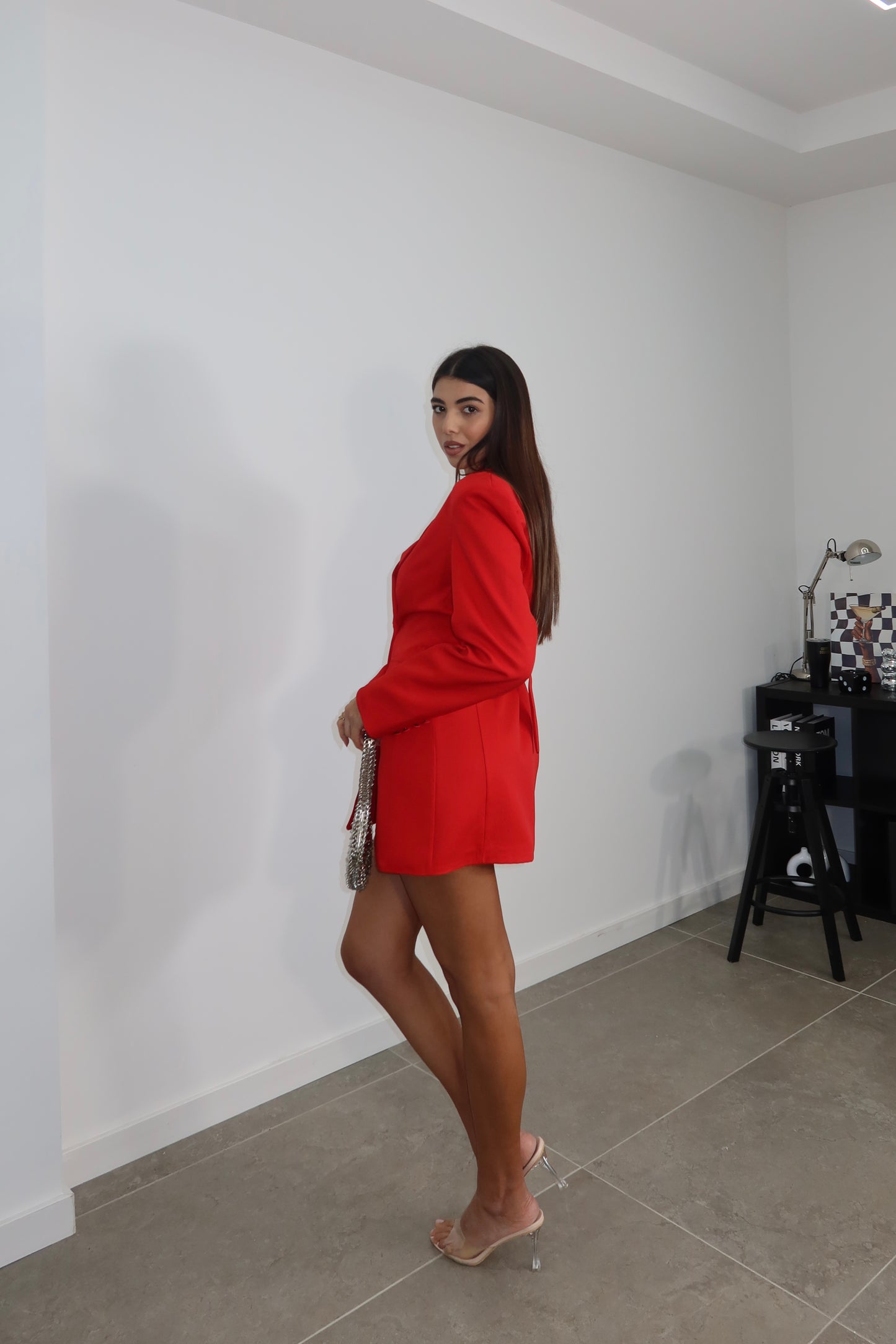 BLAZER OR DRESS? Rosso