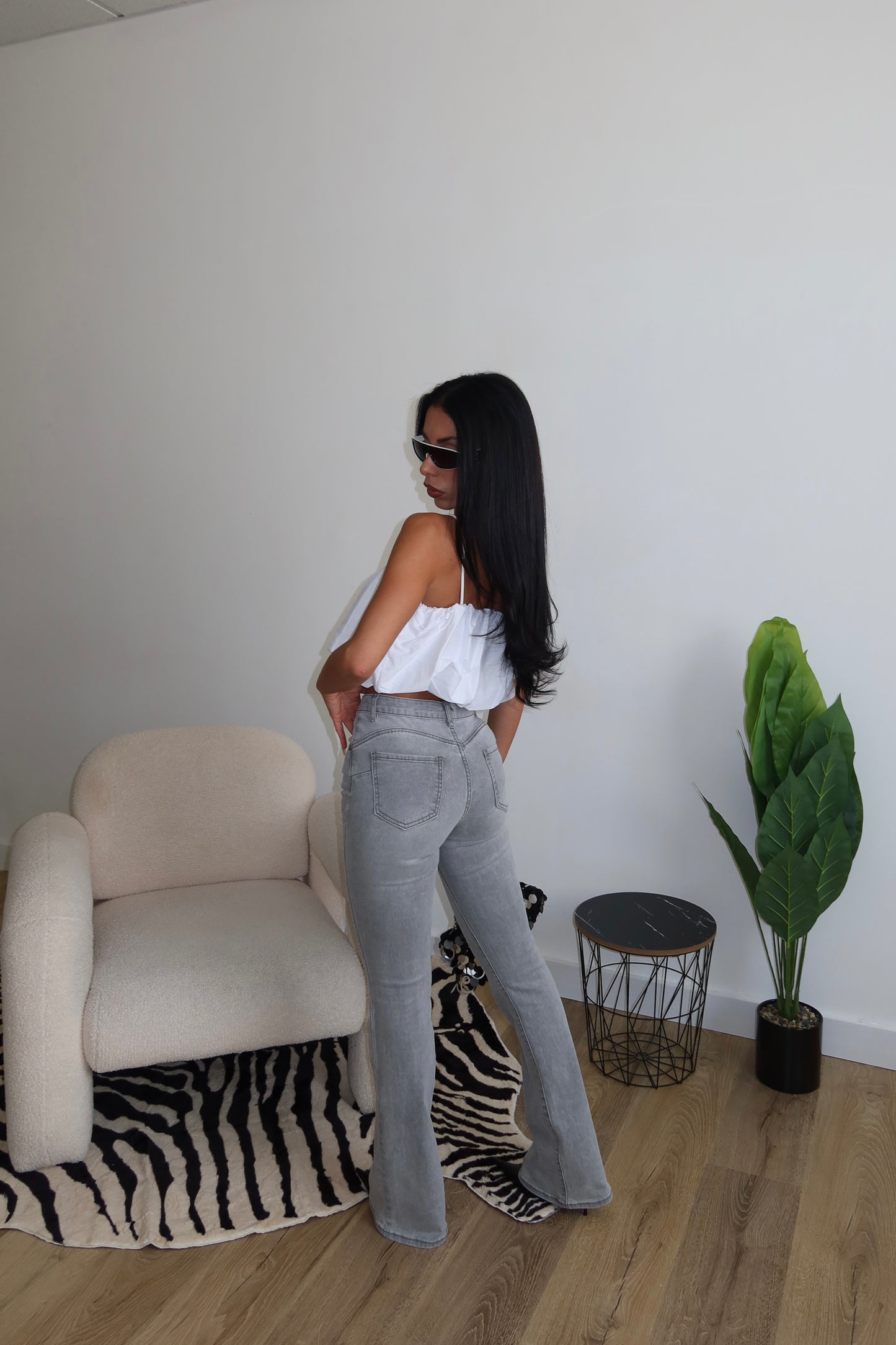 Jeans PUSH UP grey