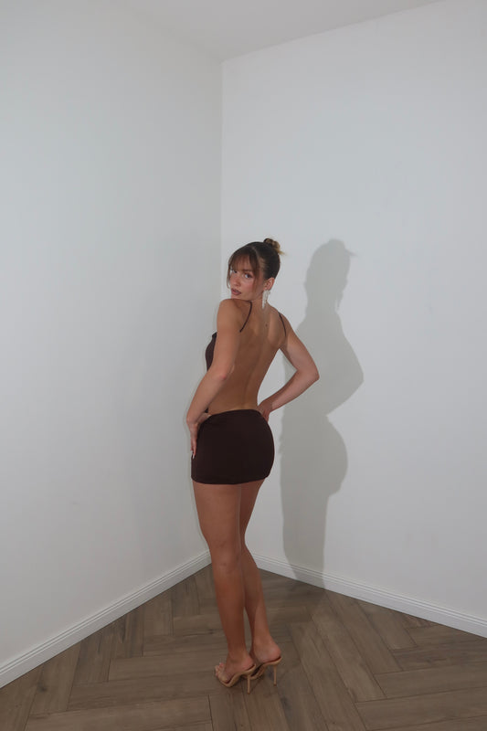 MiniDress DIVINITA choco