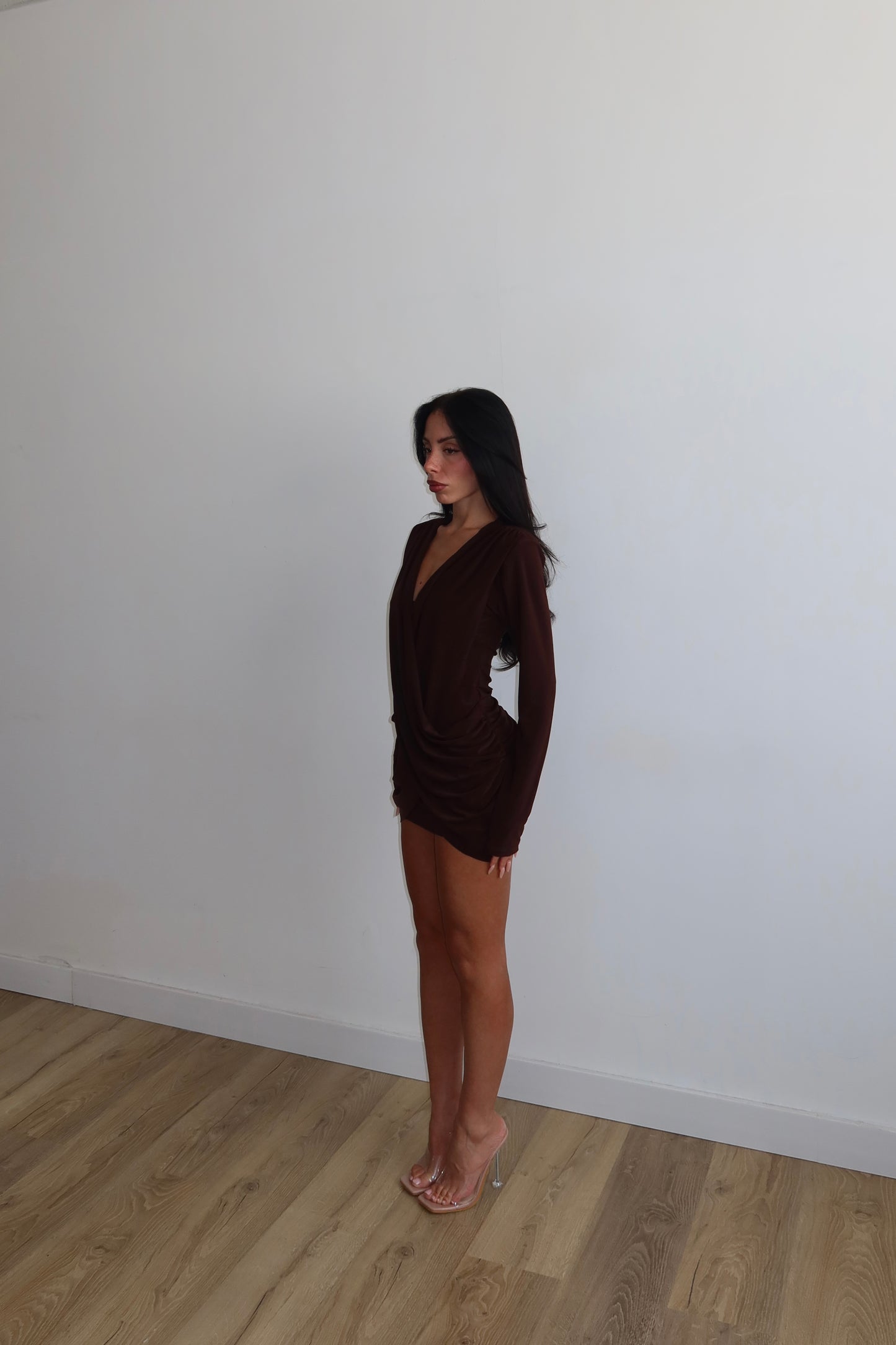 MiniDress NO STRESS choco