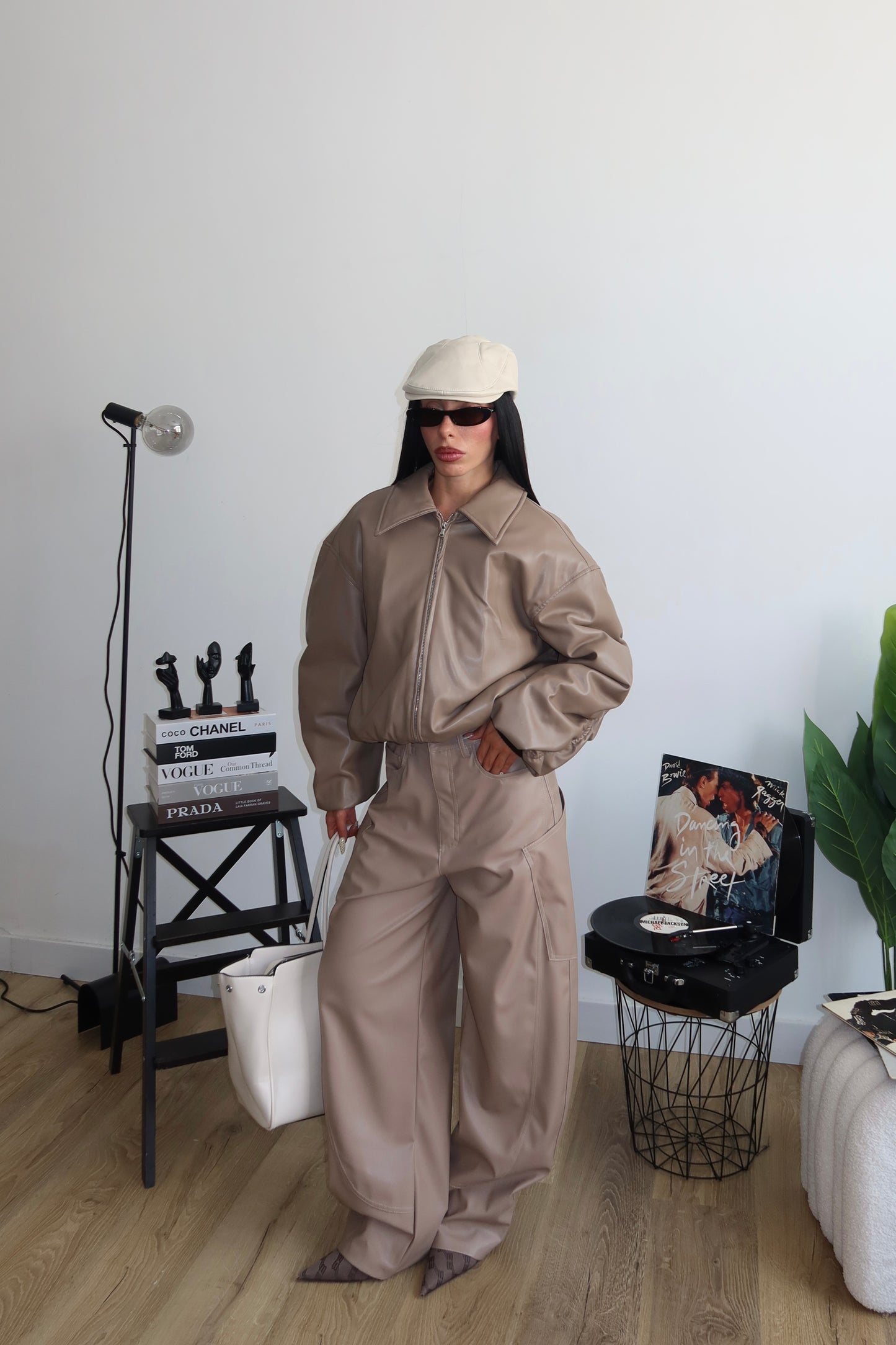 Bomber ECOPELLE BY LUMINA beige