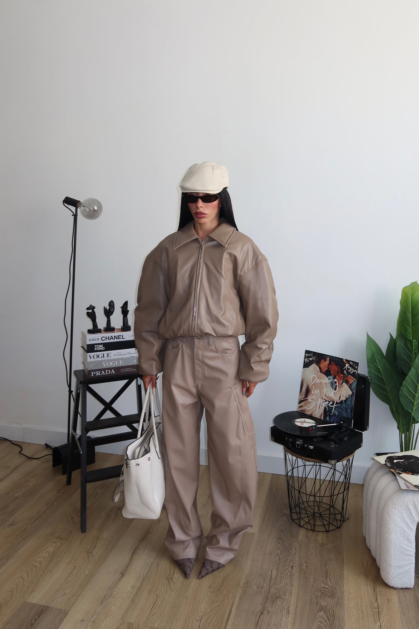 Bomber ECOPELLE BY LUMINA beige