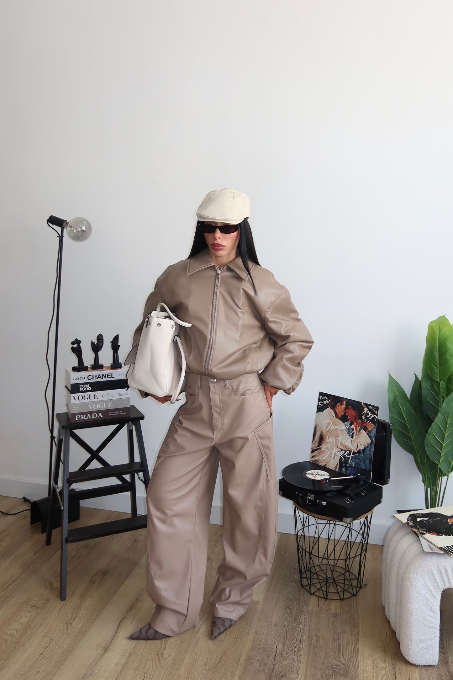 Pants ECOPELLE BY LUMINA beige