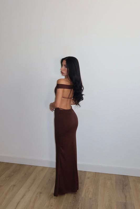 LongDress ELIAS choco