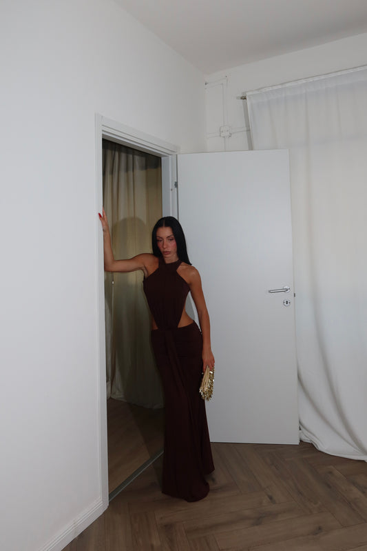 LongDress FEELING choco