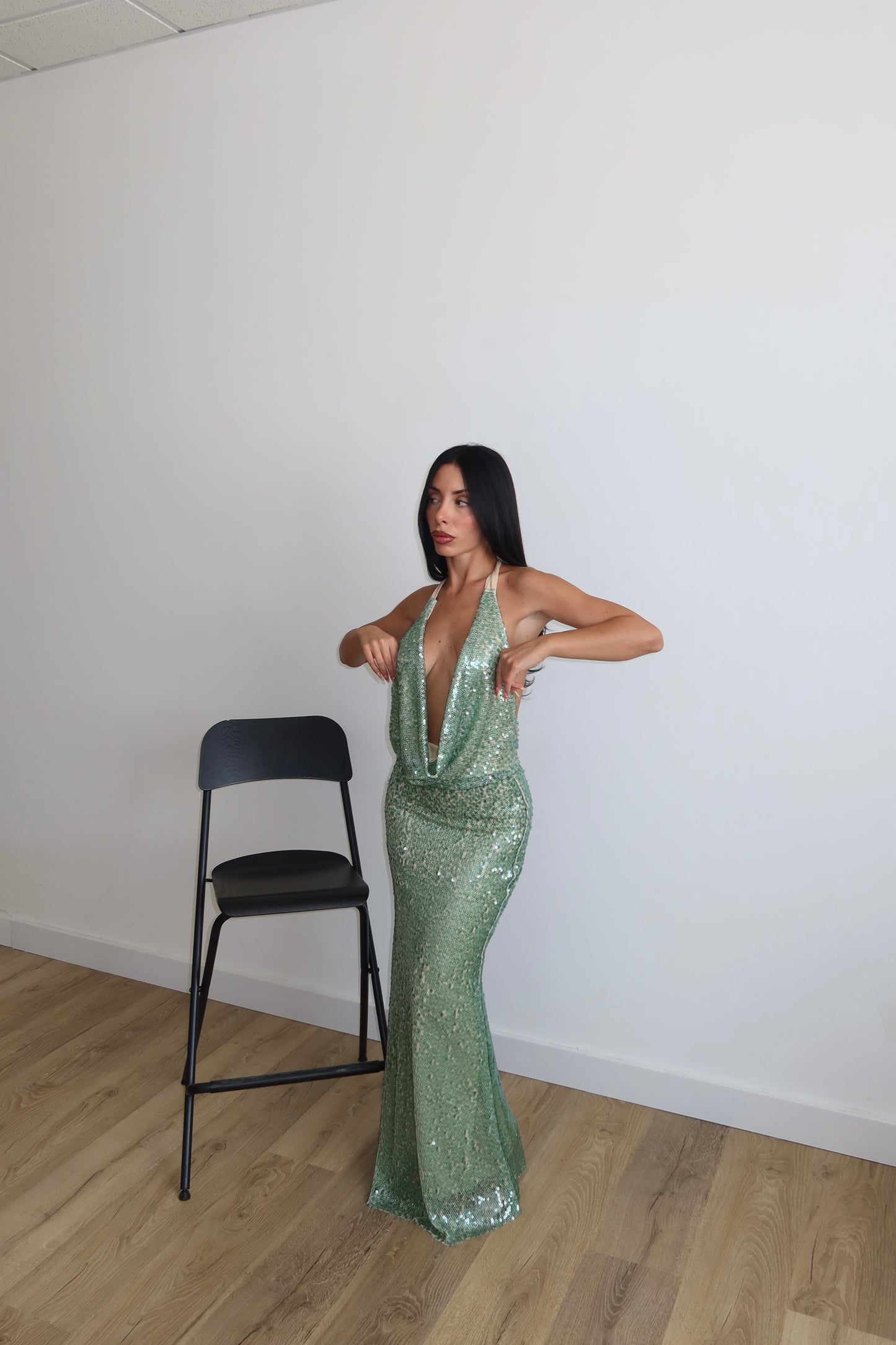 LongDress PRINCESA verde
