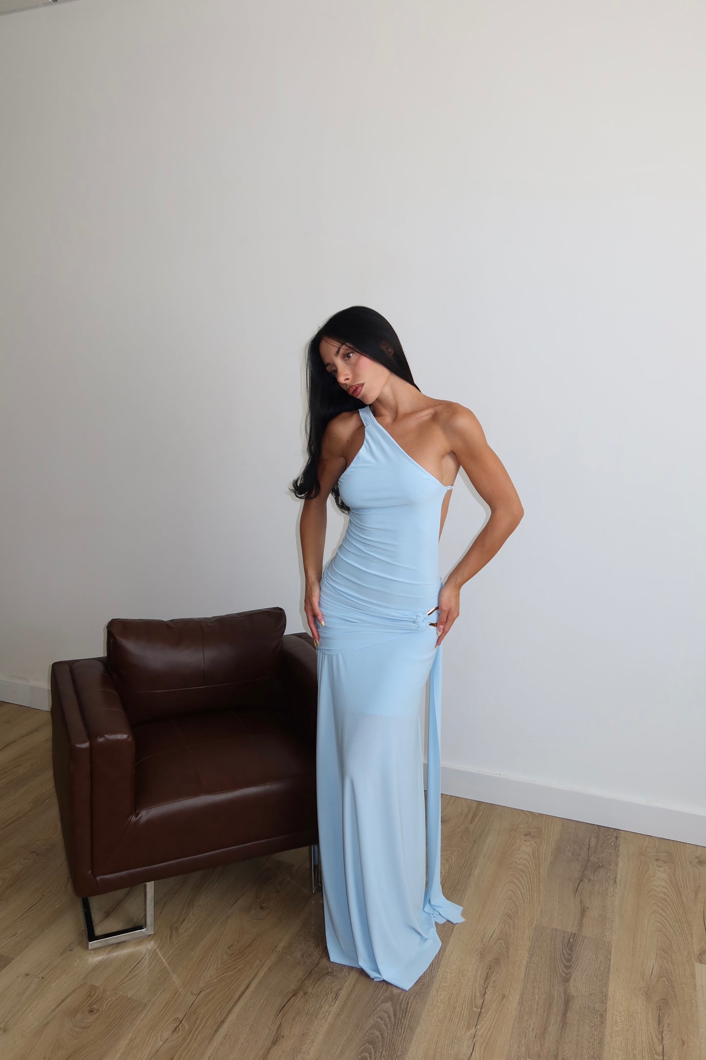 LongDress PARTHENOPE celeste