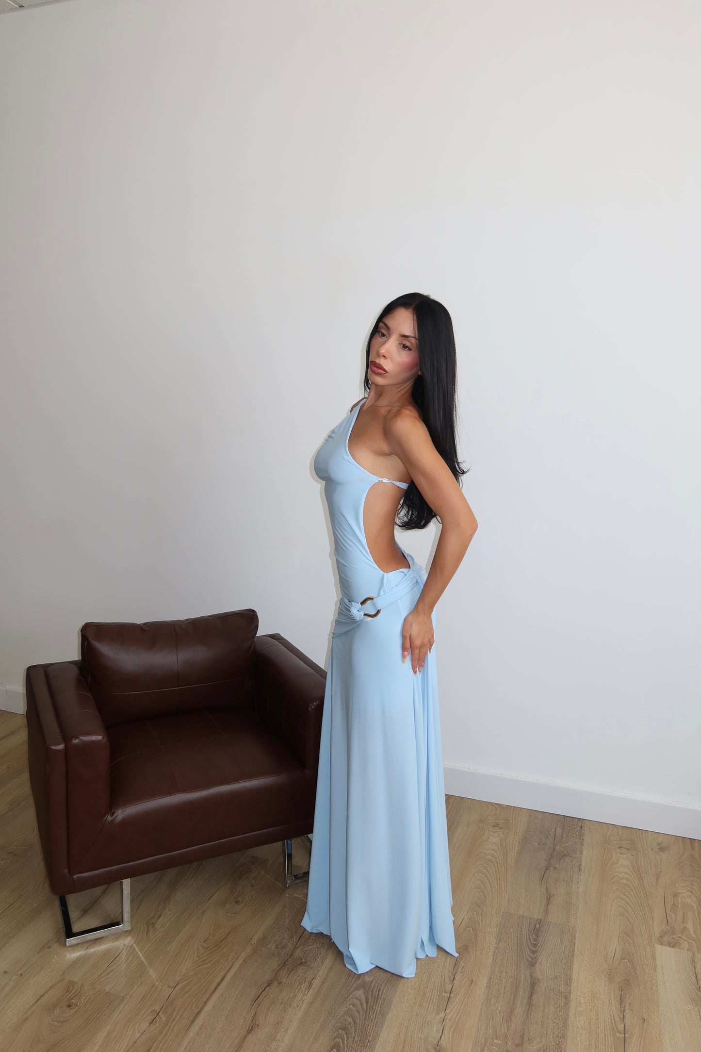 LongDress PARTHENOPE celeste