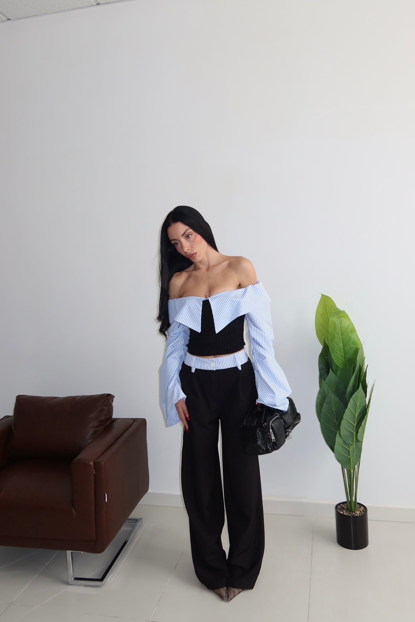 Cordset IN TOWN nero