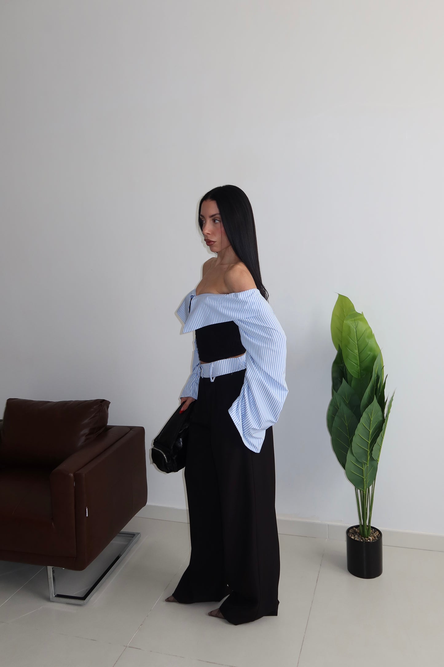 Cordset IN TOWN nero