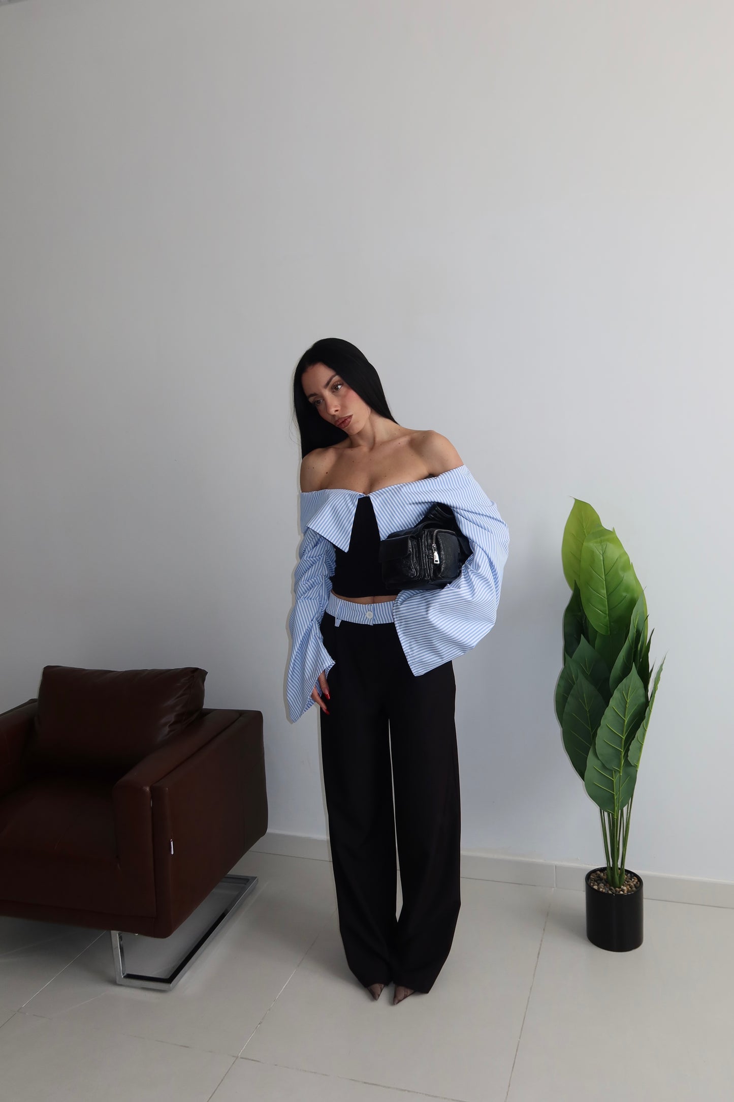 Cordset IN TOWN nero