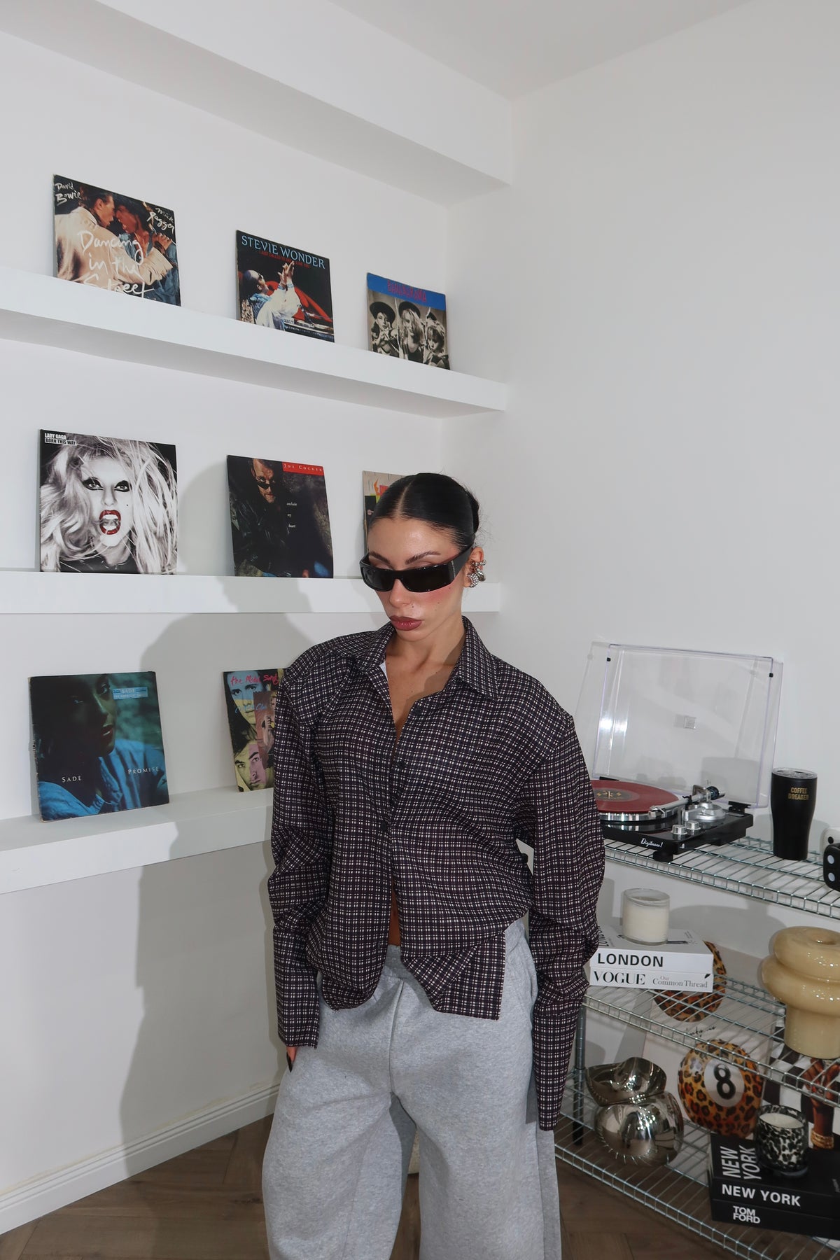 Camicia PRISON blu/bianca
