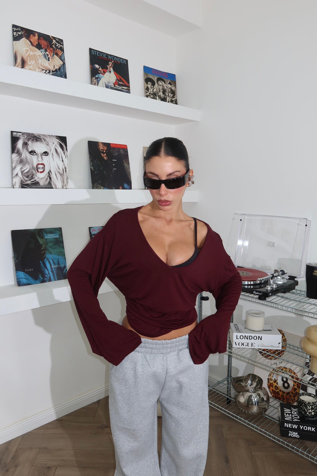 Longsleeve PIPPY bordeaux