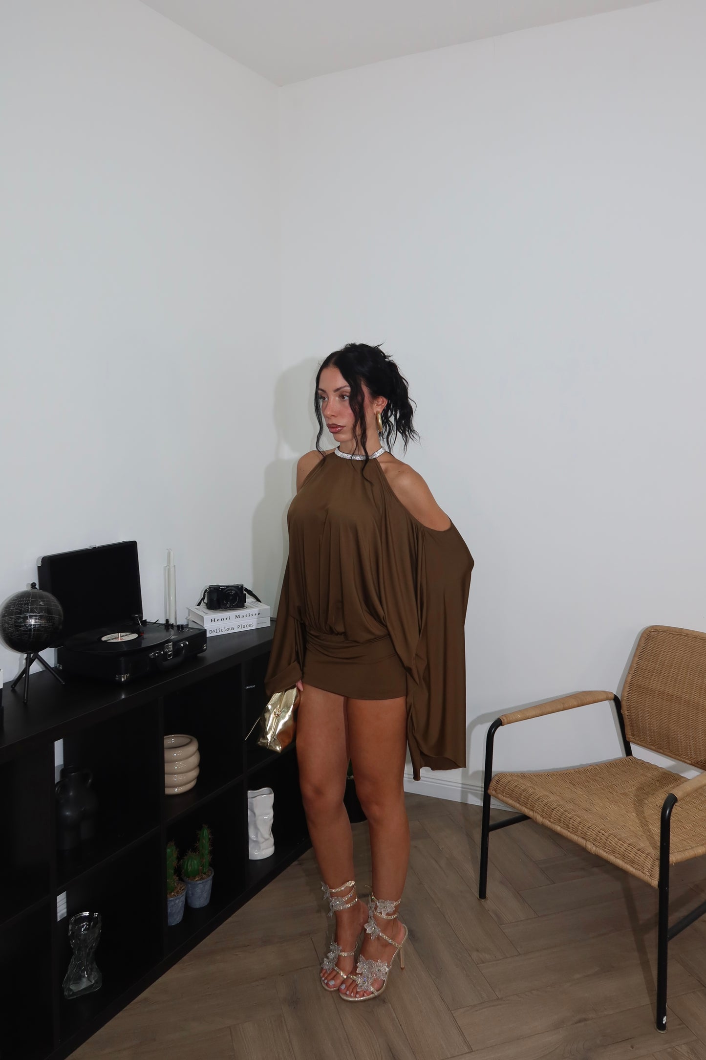 MiniDress RICH GIRL verde