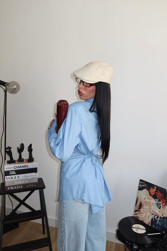 Camicia CRAVATTA celeste