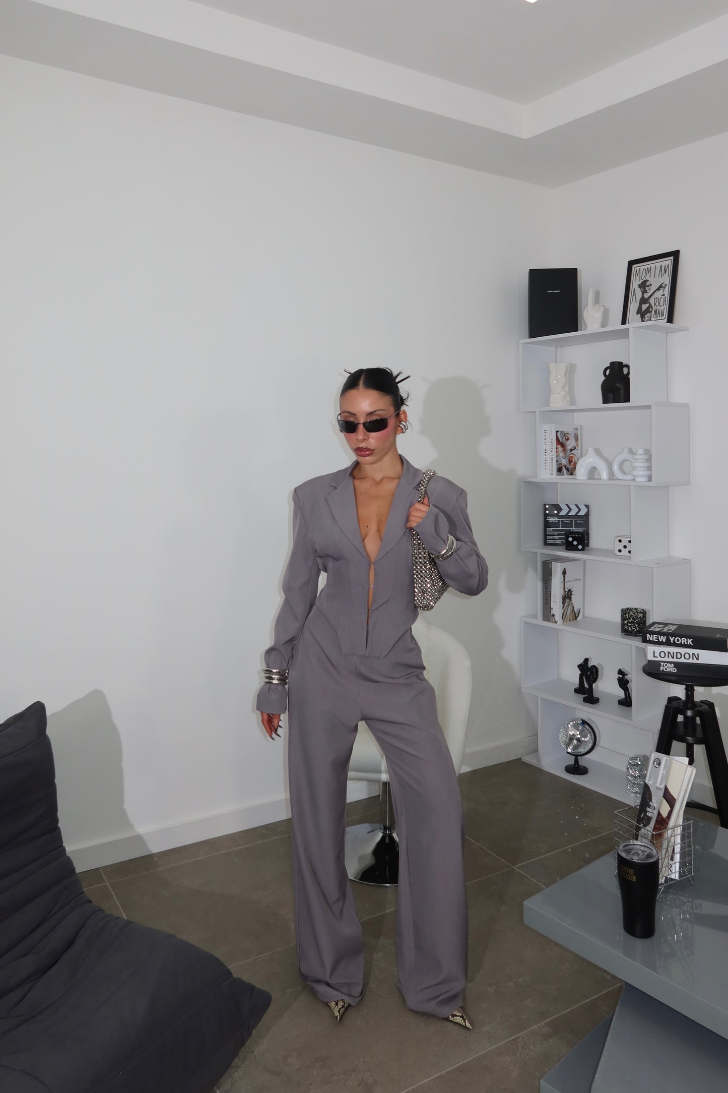 Tailleur CLASSY grigio